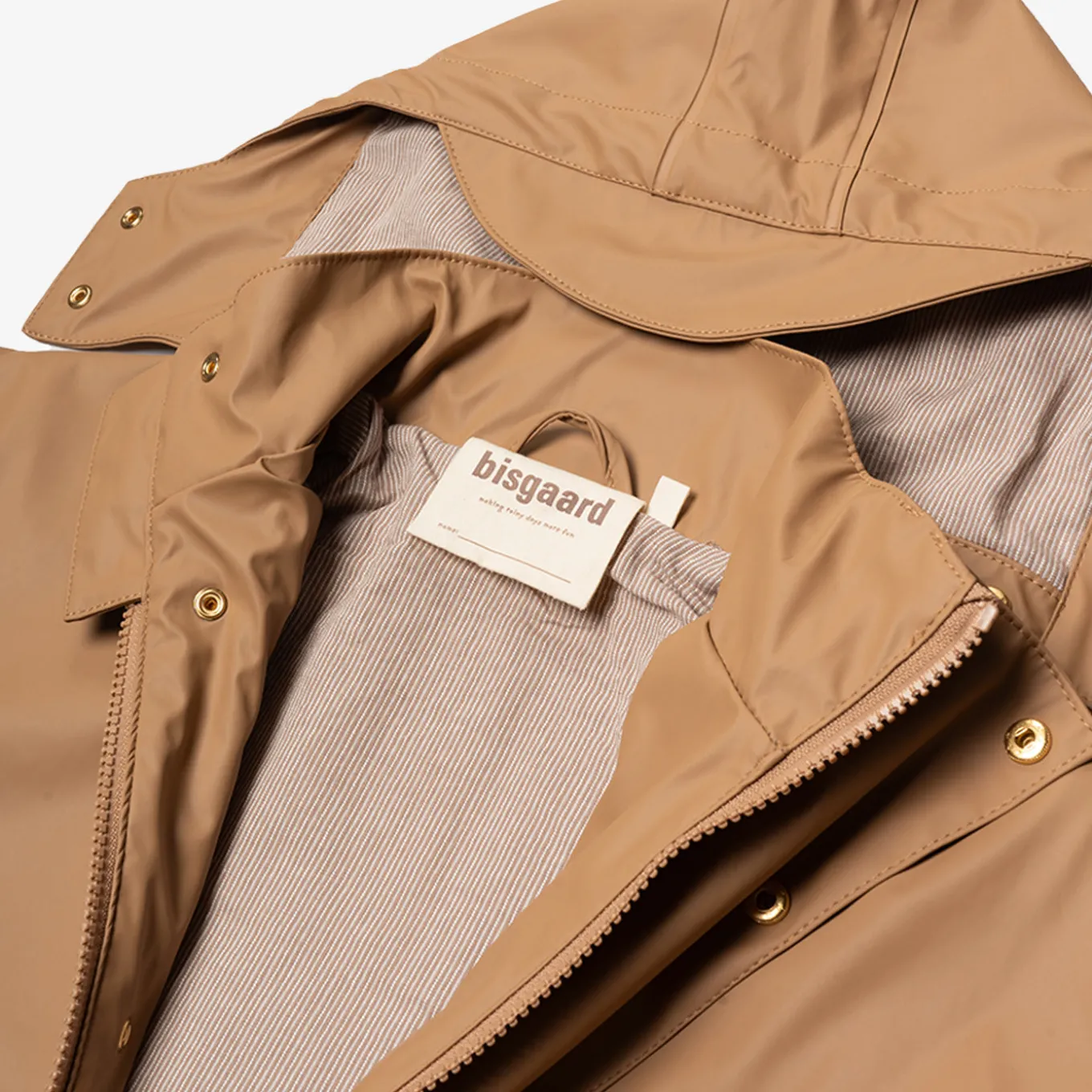 aarhus rain jacket caramel