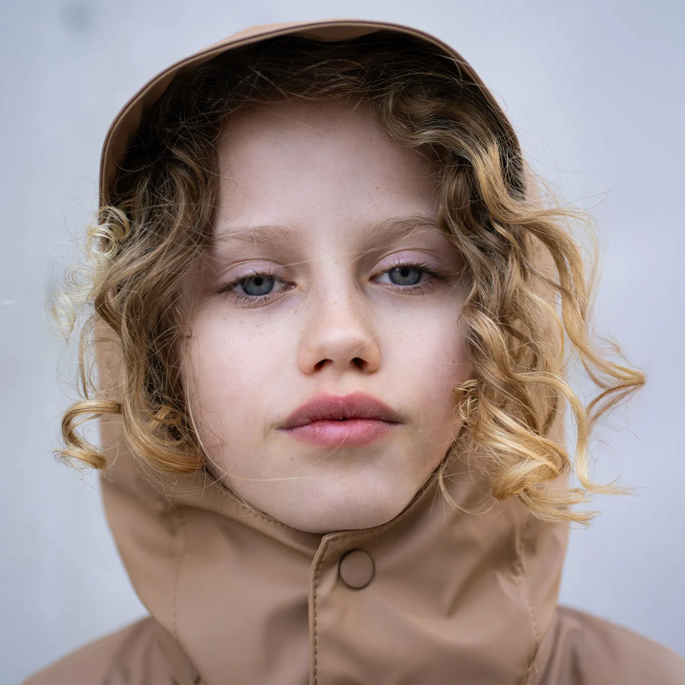 aarhus rain jacket caramel