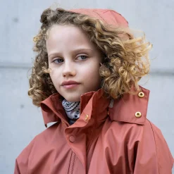aarhus rain jacket rose hip