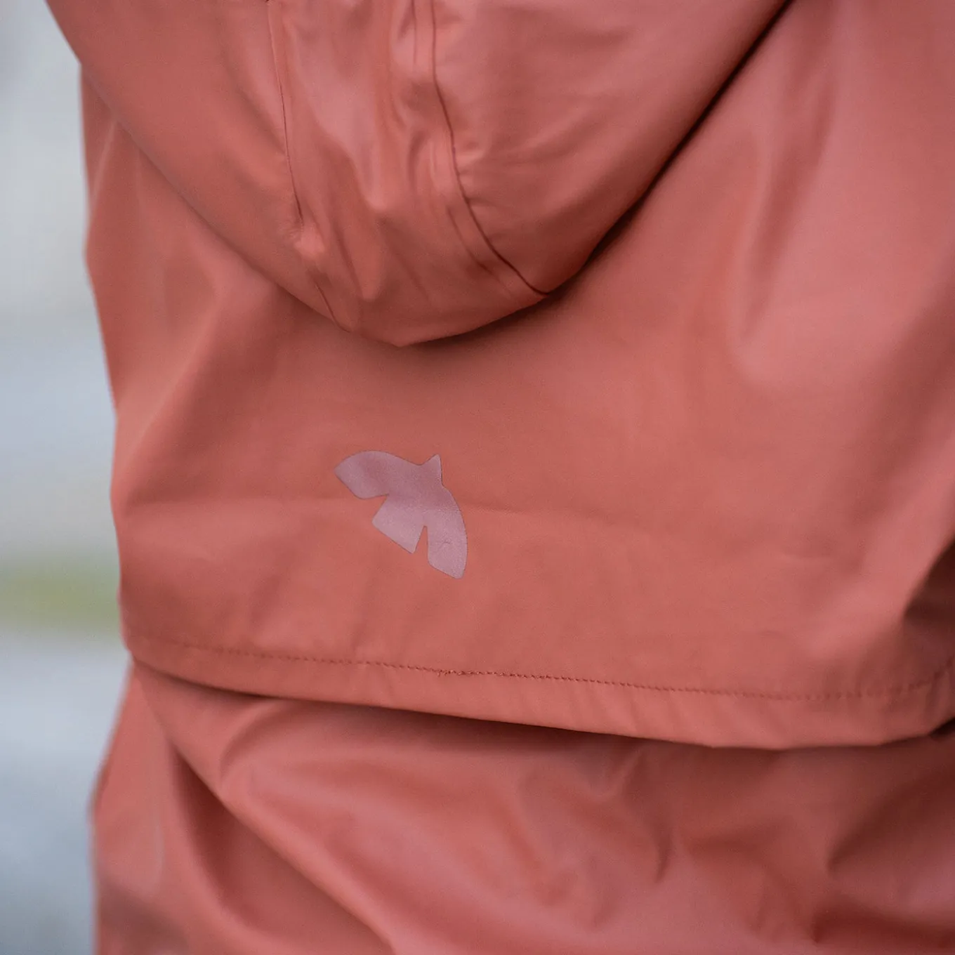aarhus rain jacket rose hip