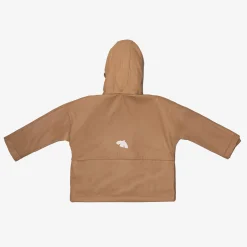 aarhus rain jacket wool caramel