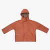 aarhus rain jacket wool rose hip