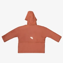aarhus rain jacket wool rose hip