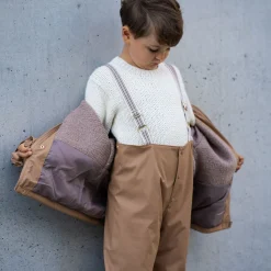aarhus rain pants wool caramel