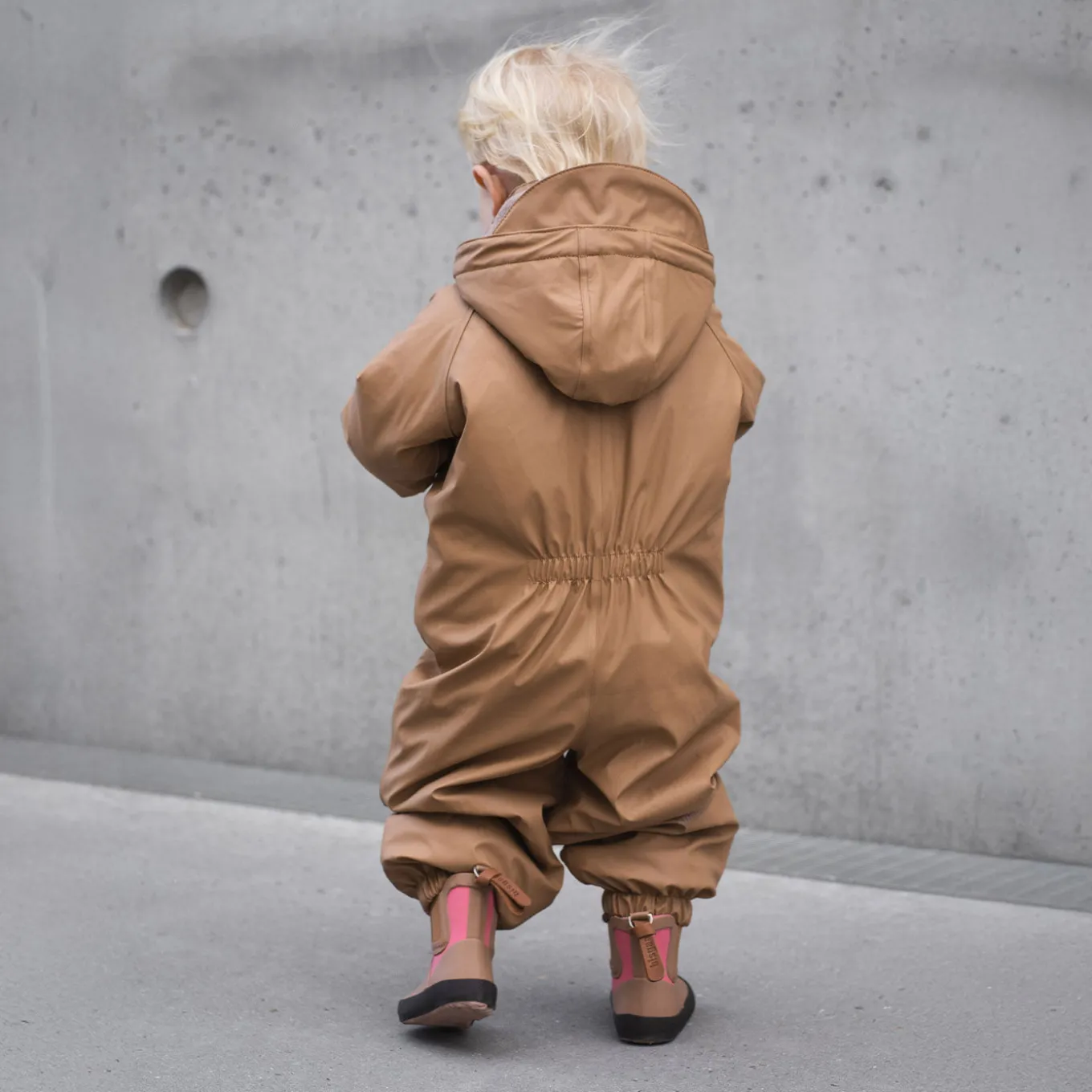 aarhus rain suit wool caramel