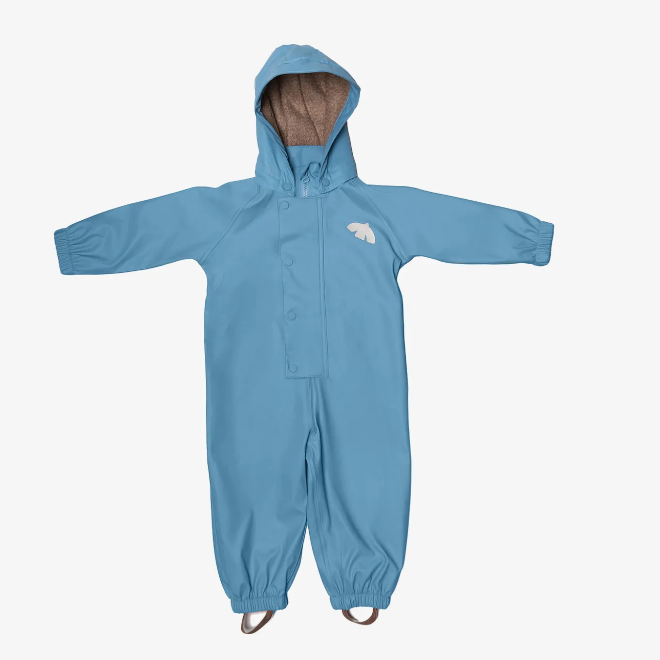 aarhus rain suit wool pigeon blue