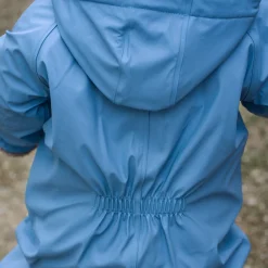 aarhus rain suit wool pigeon blue