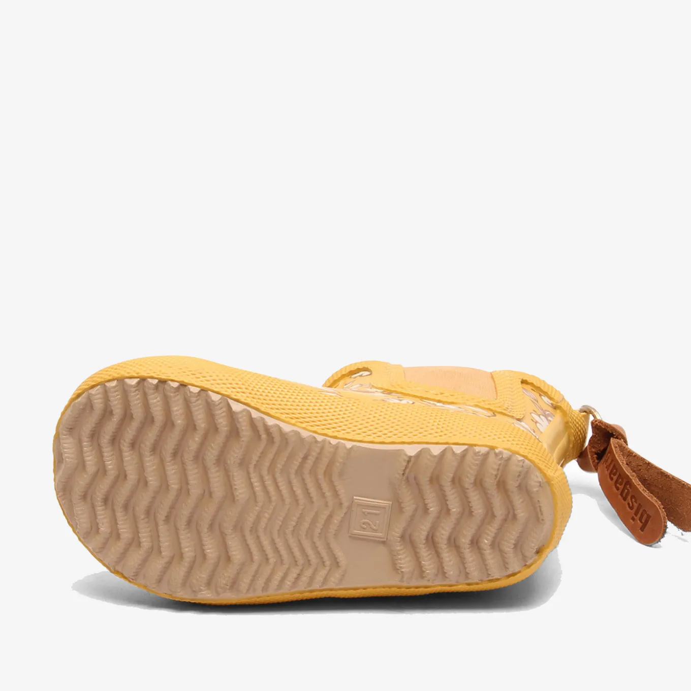 baby rubber mustard