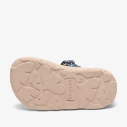 barefoot ballet navy dots