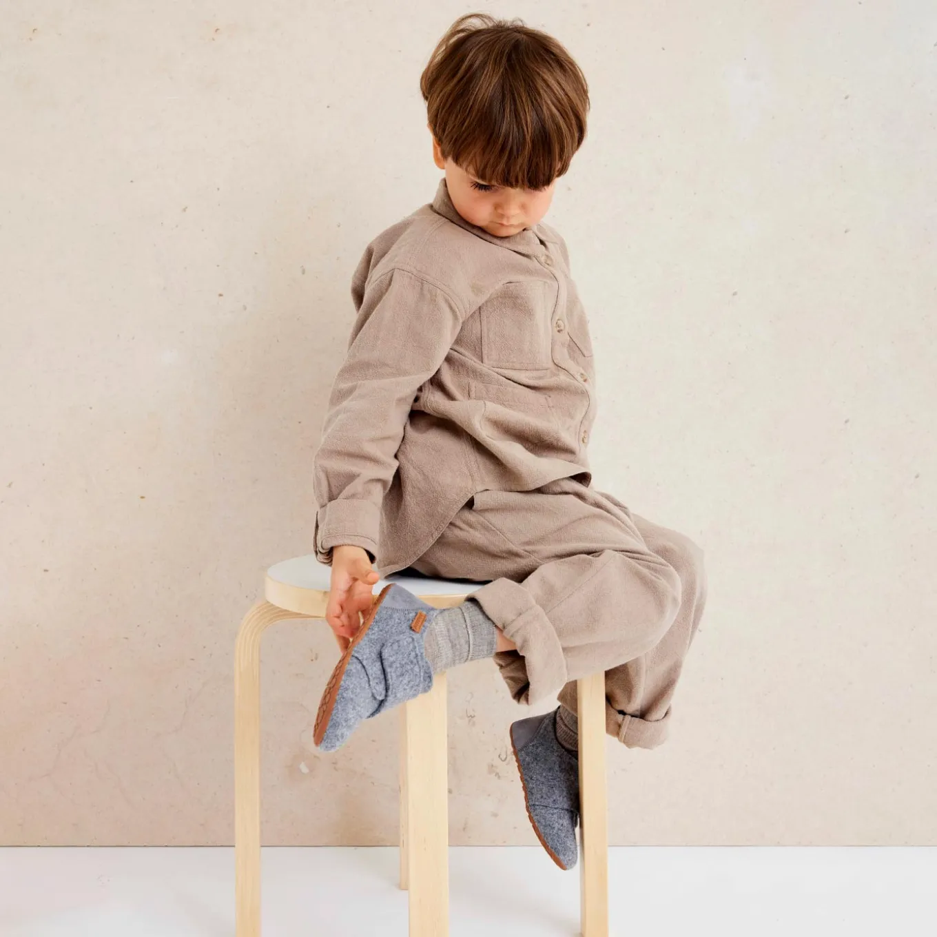 casual wool grey
